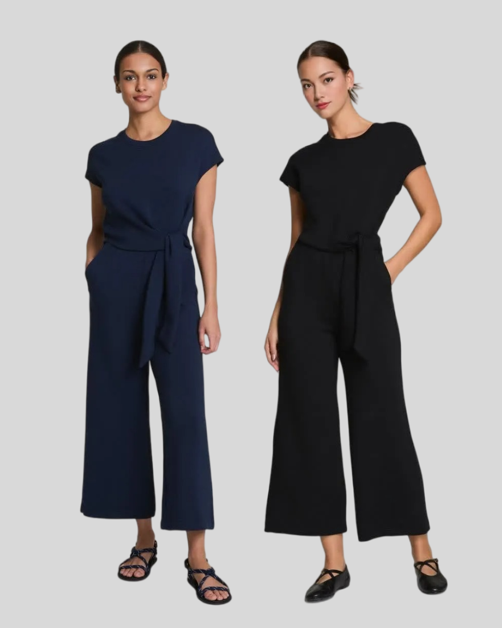 AirEssentials Tie-Waist Jumpsuit (Buy 2 Free Shipping)