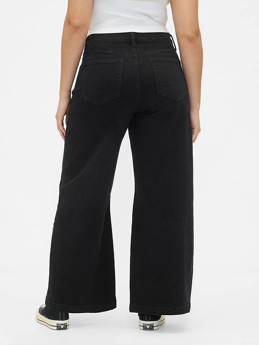 Sky High Rise Stride Wide-Leg Jeans (Buy 2 Free Shipping)