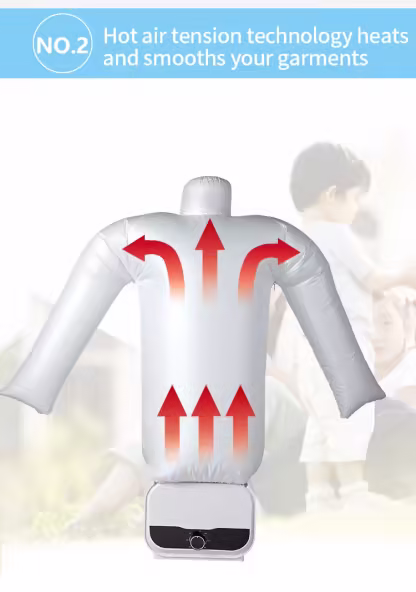 EazyWear Pro – Smart 2-in-1 Garment Dryer & Ironer