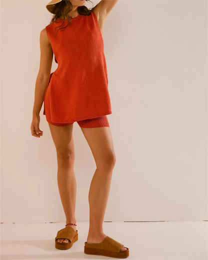 Miranda Knit 2 Piece Summer Set (Buy 2 Free Shipping)