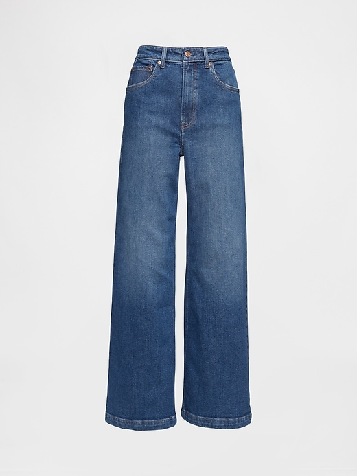 Sky High Rise Stride Wide-Leg Jeans (Buy 2 Free Shipping)