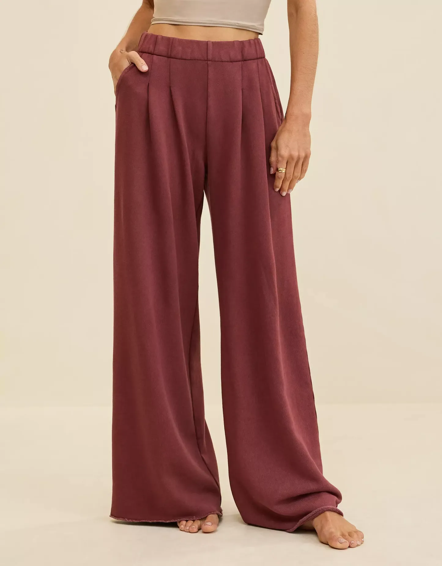 Wide-Leg Street Trouser (Buy 2 Free Shipping)
