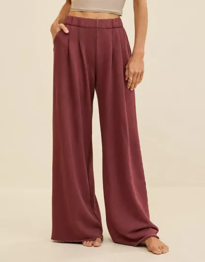 Wide-Leg Street Trouser (Buy 2 Free Shipping)