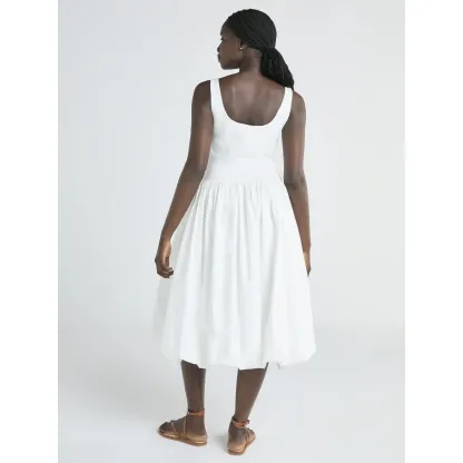 Plus Bubble Hem Midi Dress