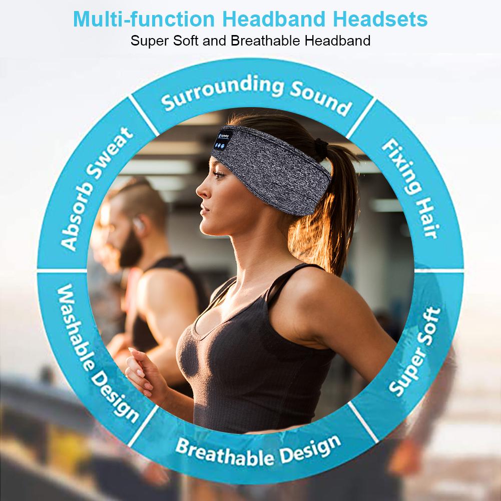 Soft Bluetooth Sleep & sports Headphones Headband