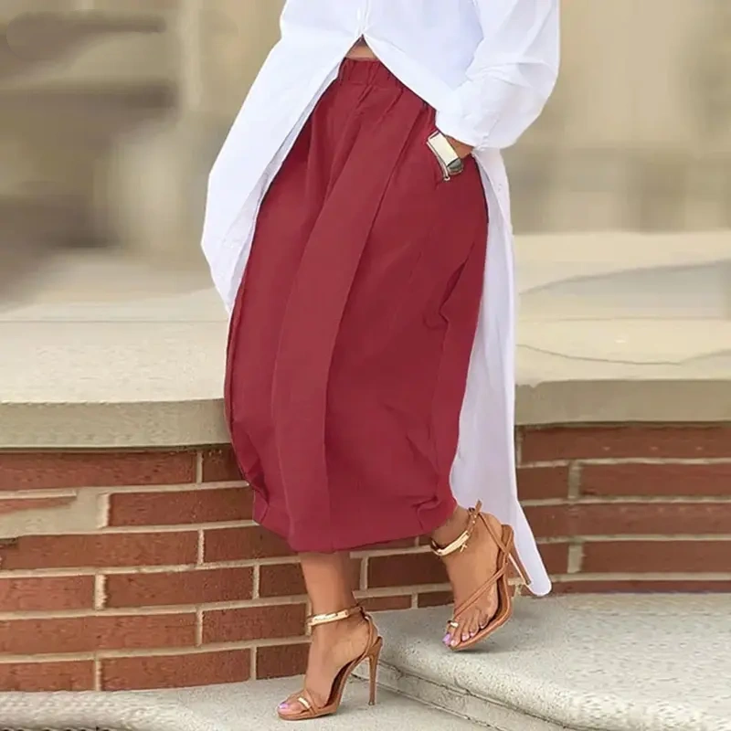 Breathable 100% Cotton Capri Pants with Pockets