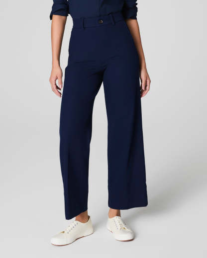 Tummy Control Stretch Twill Wide Leg Pant (Buy 2 Free Shipping)