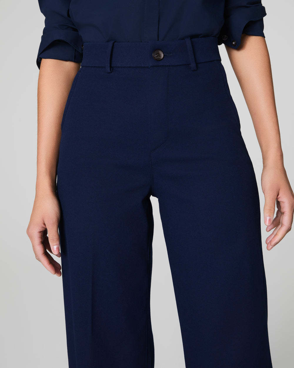 Tummy Control Stretch Twill Wide Leg Pant (Buy 2 Free Shipping)