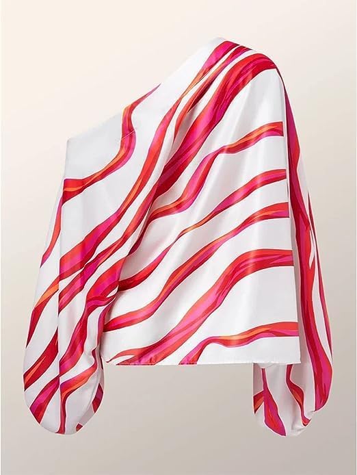 Off-Shoulder Printed 2-Piece Wide-Leg Set (Buy 2 Free Shipping)