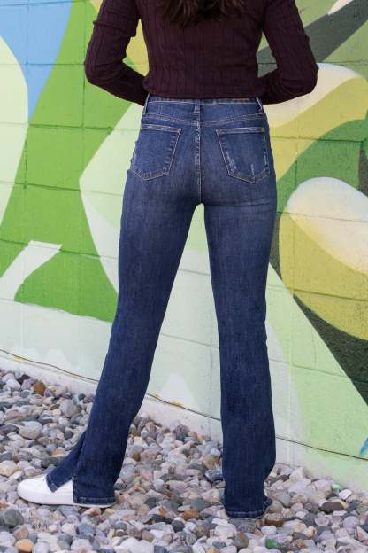 One For You, Me, And Her High-Rise Slim Fit Bootcut Denim(BUY 2 FREE SHIPPING)