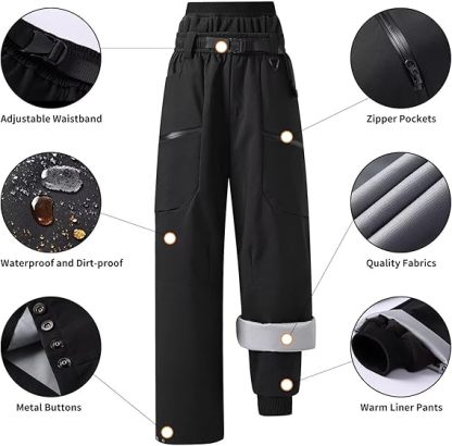 【2-in-1 Ski Pants】3A Protection & Versatile Wearing