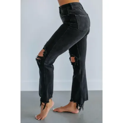 Rudy Risen Ripped Vintage Black Denim
