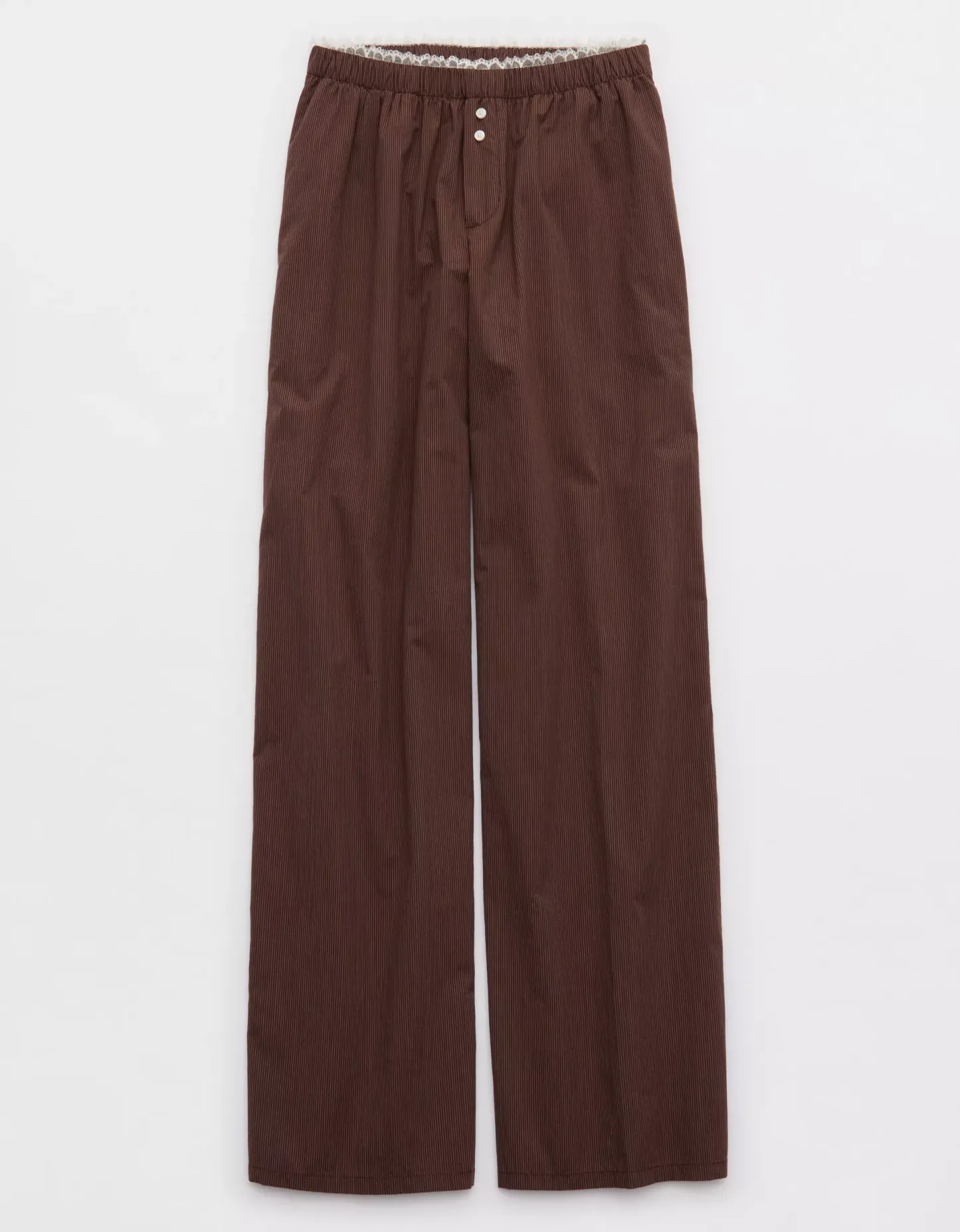 Off-Duty Wide Leg Poplin Trouser PJ(Buy 2 Free Shipping)