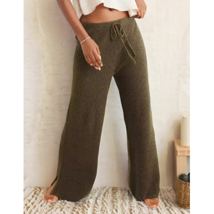 Half Zip Waffle Sweater Set(Buy 2 Free Shipping)