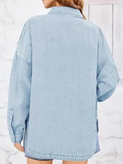 Mosong’s Casual Denim Button-Up Jacket