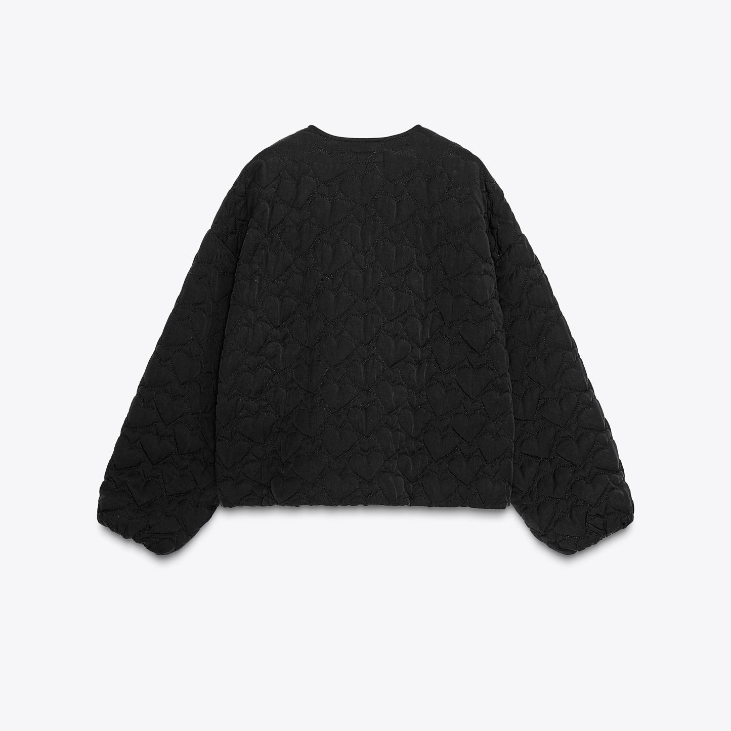 Heart Quilted Bomber Jacket (Buy 2 Free Shipping)