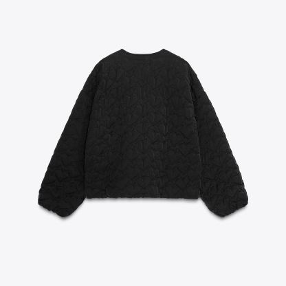 Heart Quilted Bomber Jacket (Buy 2 Free Shipping)