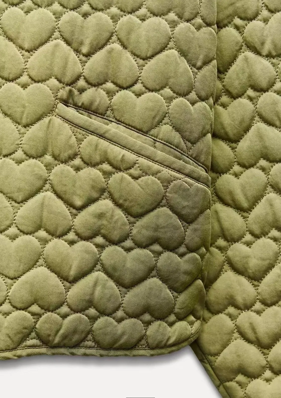 Heart Quilted Bomber Jacket (Buy 2 Free Shipping)