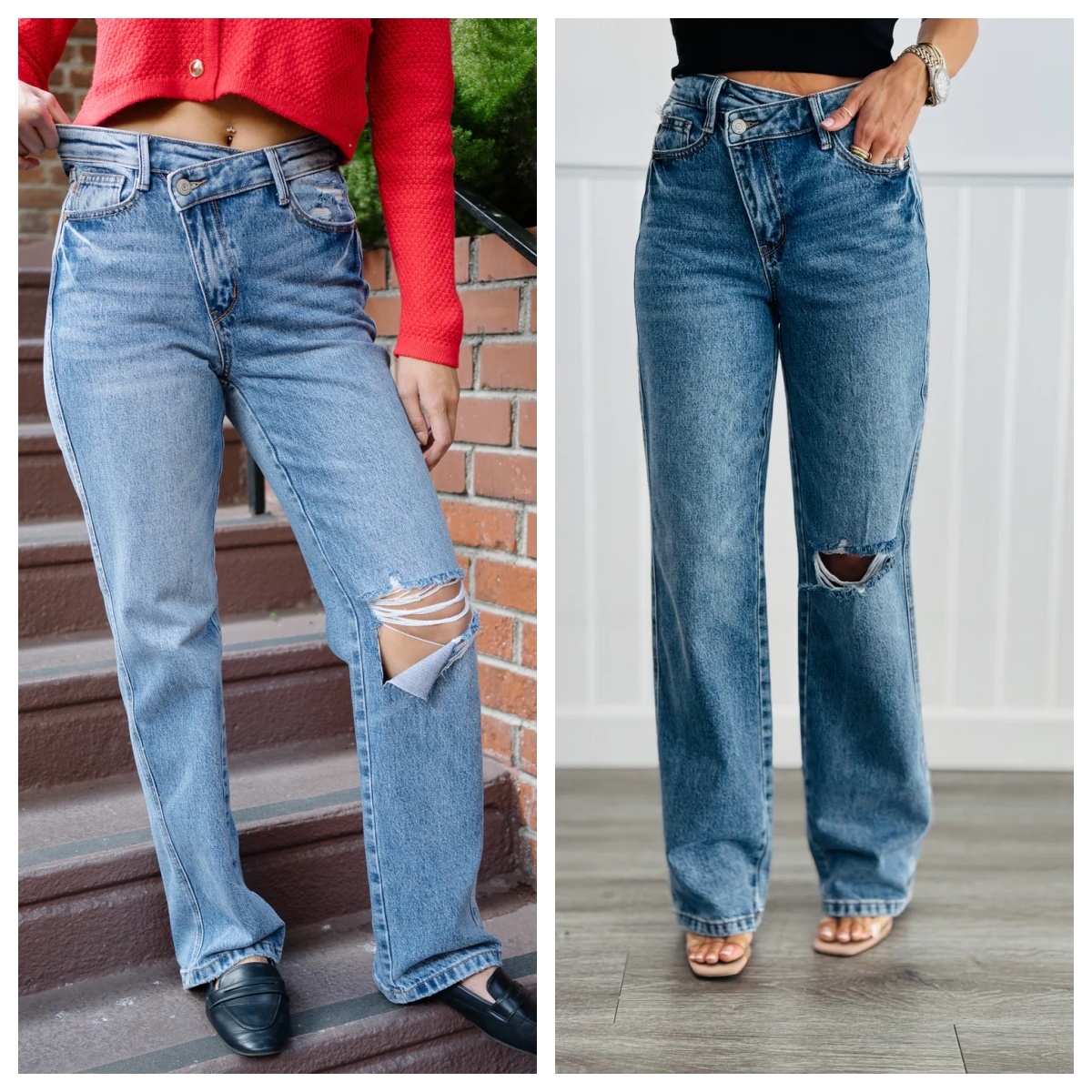 Crossed My Mind Rigid Magic Jeans (Buy 2 Free Shipping)