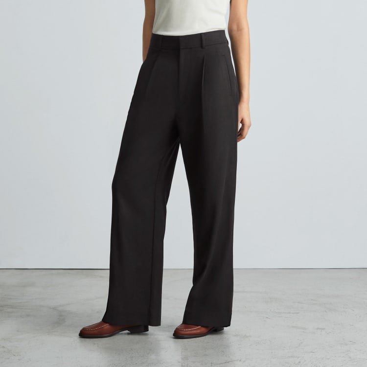 Tailored  Wide Leg Straight  Pants-Buy 2 Free Shipping