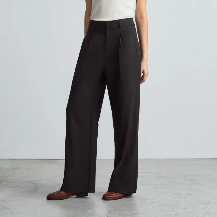 Tailored  Wide Leg Straight  Pants-Buy 2 Free Shipping