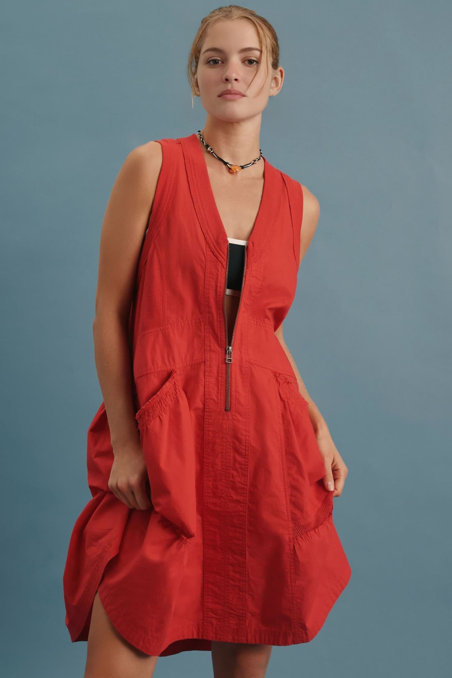 Trek Utility Mini Dress (Buy 2 Free Shipping)