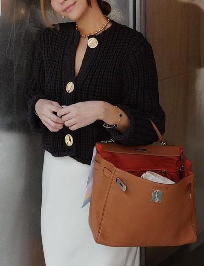 Chunky Cropped Cardigan (Buy 2 Free Shipping)