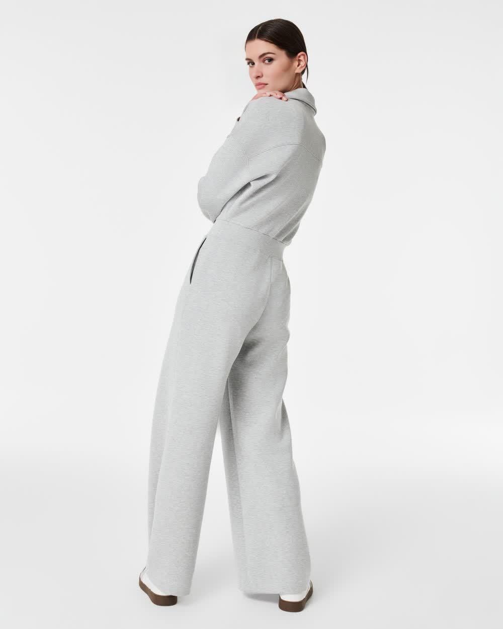 AirEssentials Long Sleeve Wide Leg Jumpsuit (Buy 2 Free Shipping)