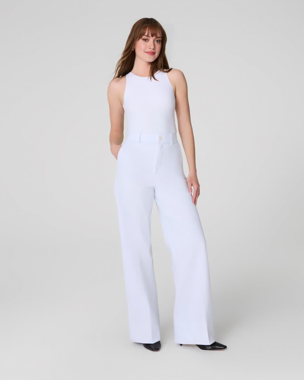 Super Smooth Stretch Twill Wide Leg Pant
