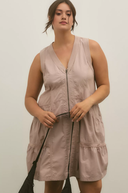 Trek Utility Mini Dress (Buy 2 Free Shipping)