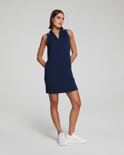 AirEssentials Pique Polo Tank Dress (Buy 2 Free Shipping)