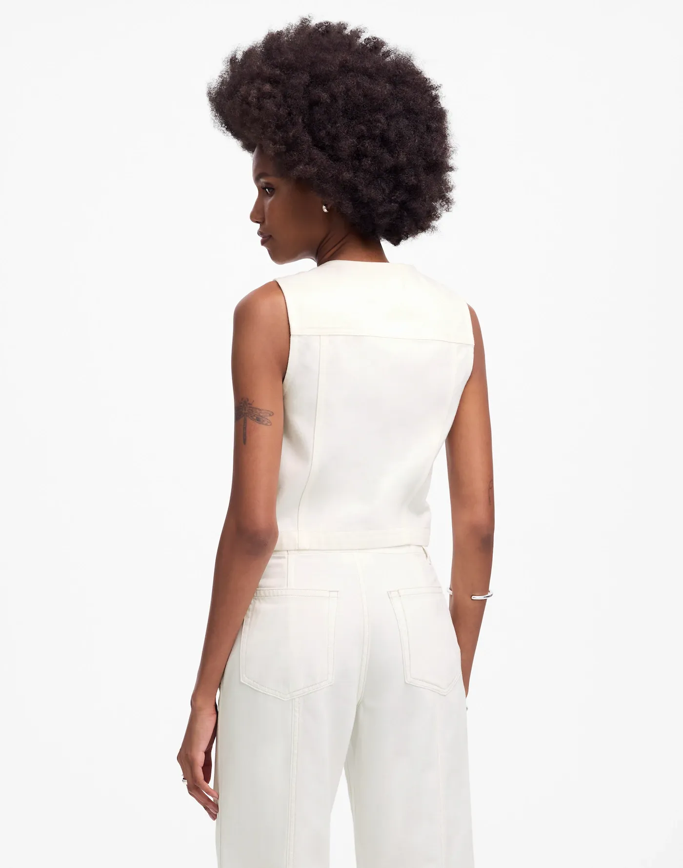 Cropped Denim Vest (Buy 2 Free Shipping)