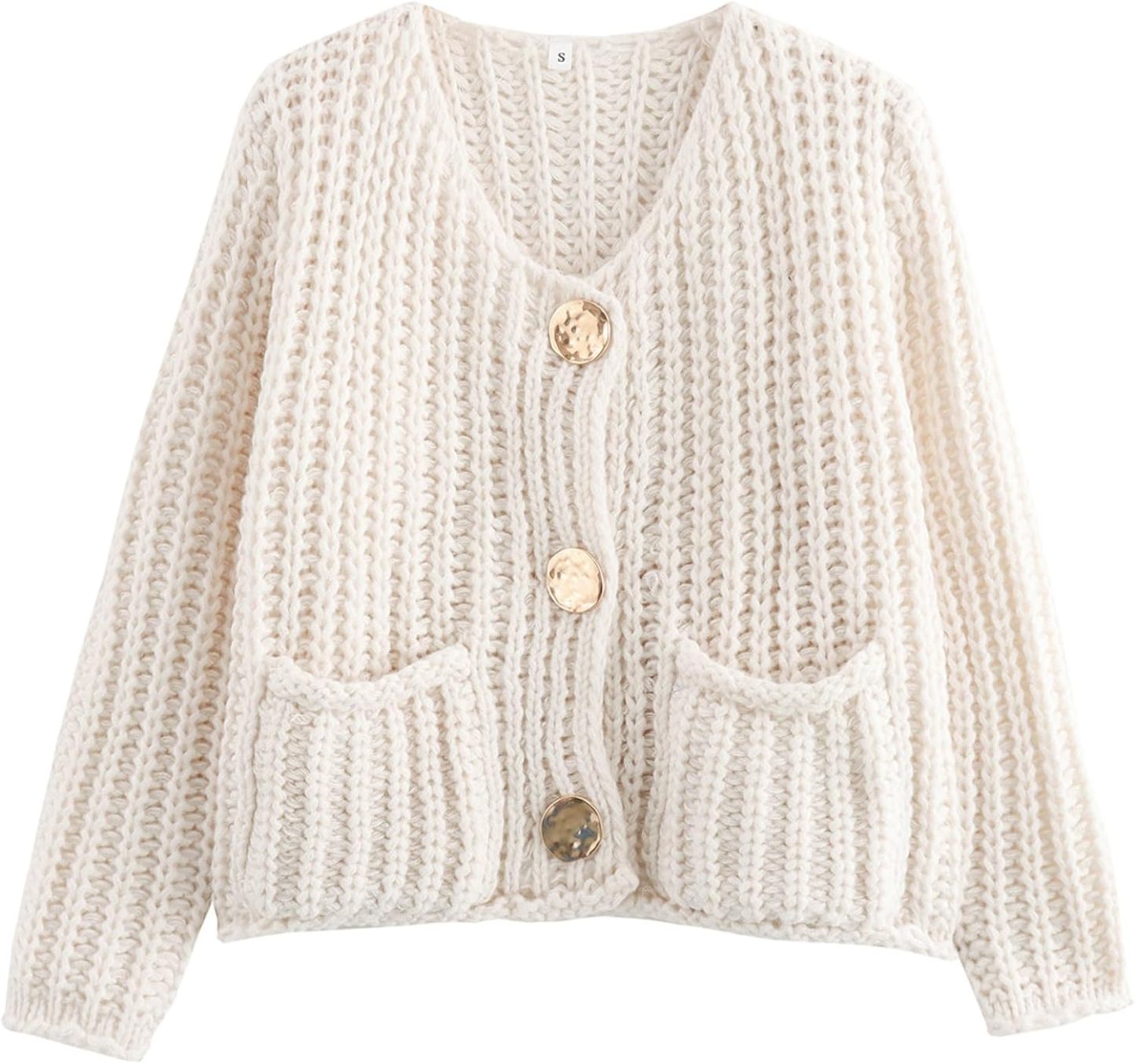 Chunky Cropped Cardigan (Buy 2 Free Shipping)