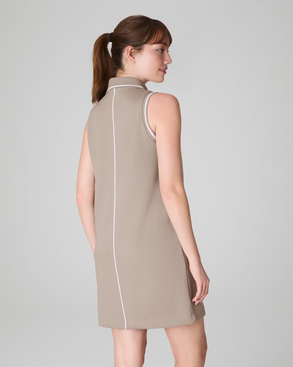 AirEssentials Pique Polo Tank Dress (Buy 2 Free Shipping)
