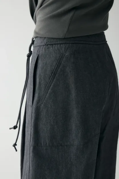 Cotton-linen Belted Pants (Buy 2 Free Shipping)