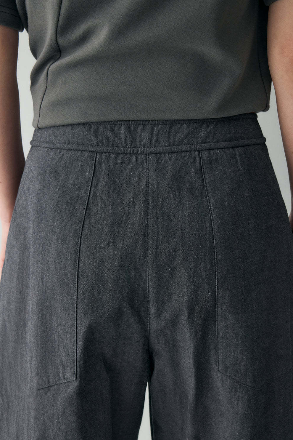 Cotton-linen Belted Pants (Buy 2 Free Shipping)