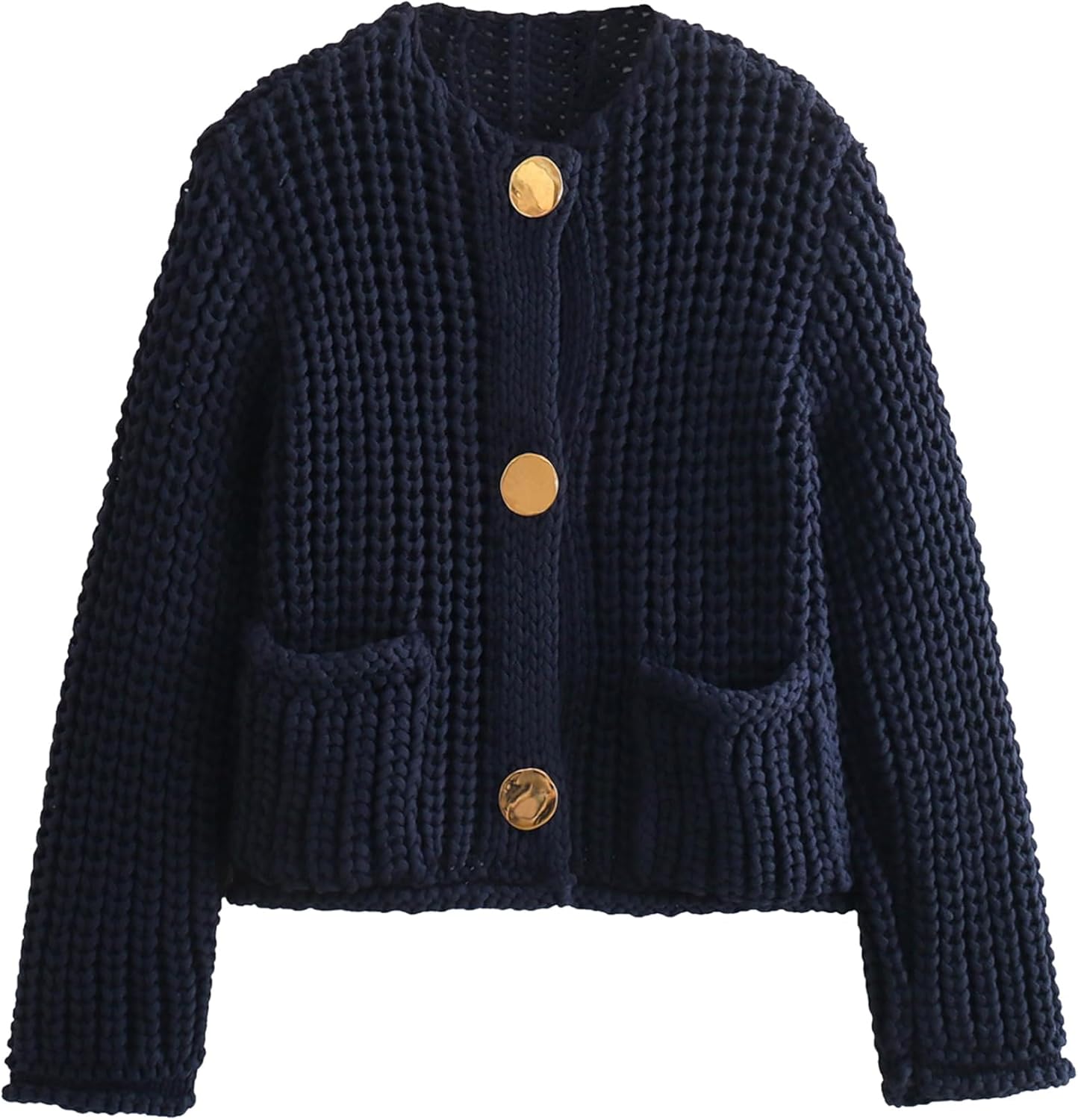 Chunky Cropped Cardigan (Buy 2 Free Shipping)