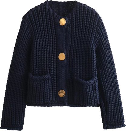 Chunky Cropped Cardigan (Buy 2 Free Shipping)