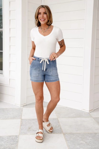Tummy Control High Rise Jogger Shorts (Buy 2 Free Shipping)