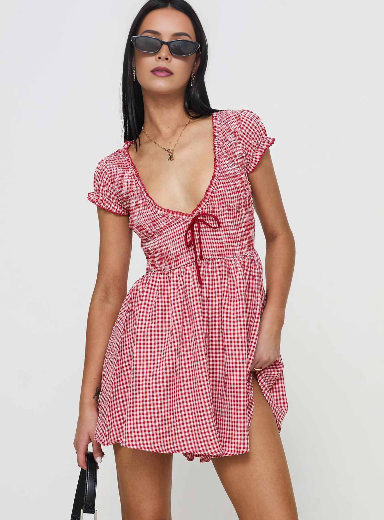 Babydoll Gingham Playsuit