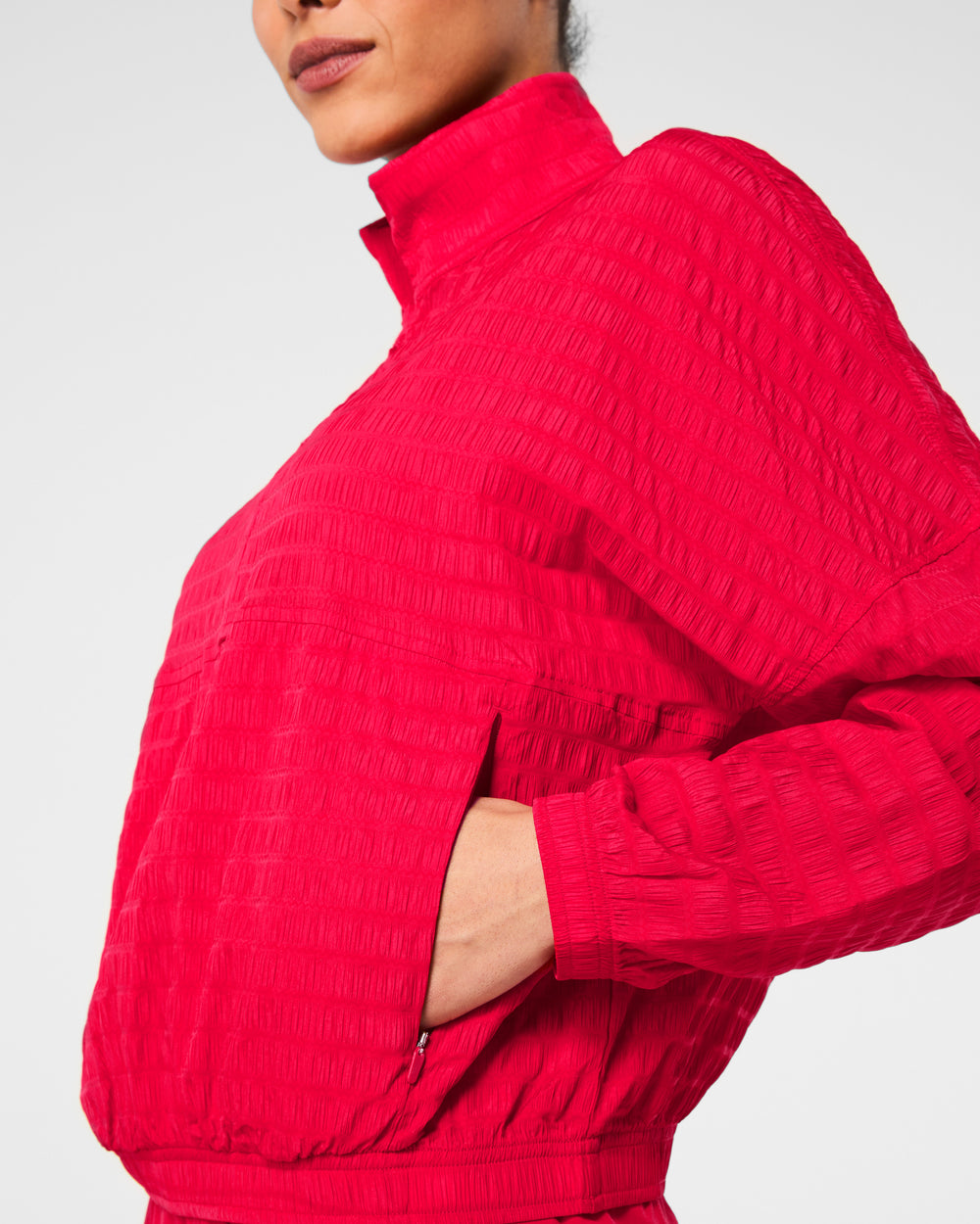 Get Moving Textured Half Zip (Buy 2 Free Shipping)