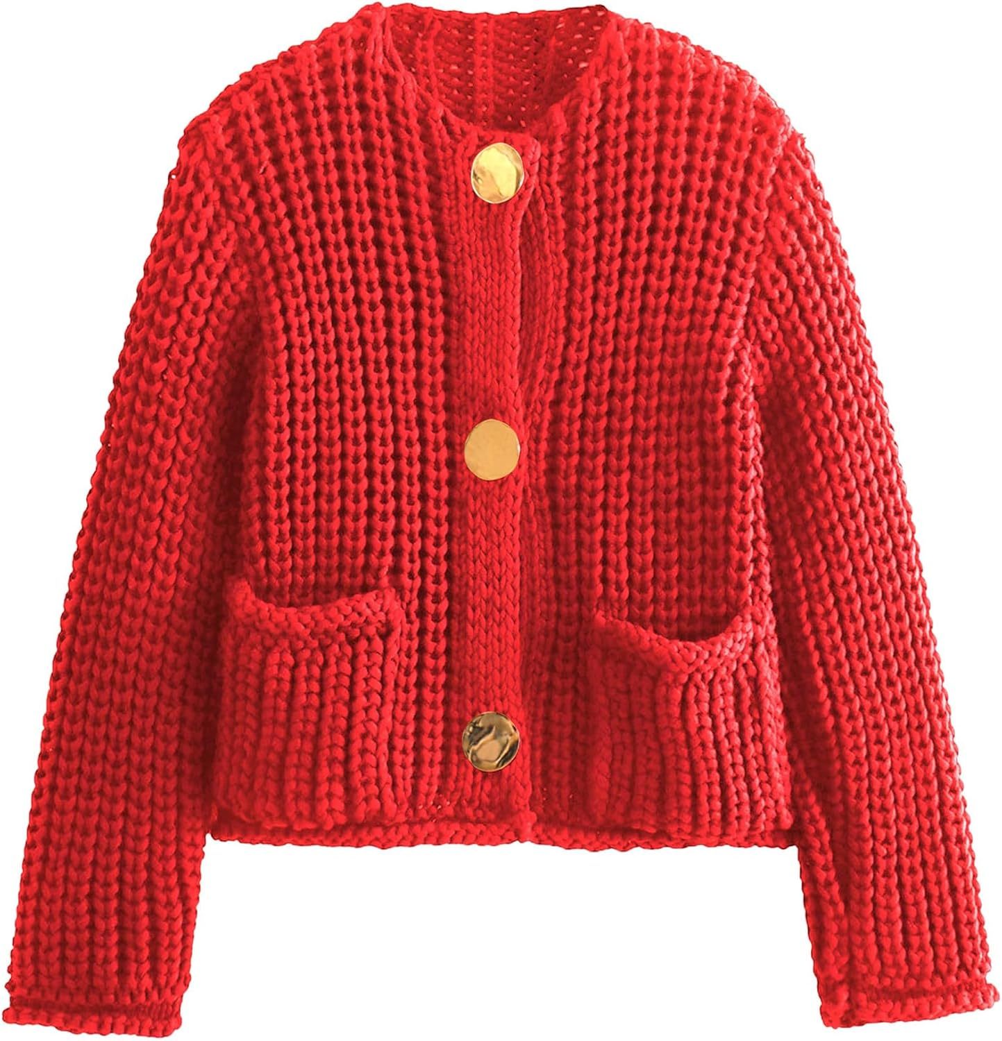 Chunky Cropped Cardigan (Buy 2 Free Shipping)