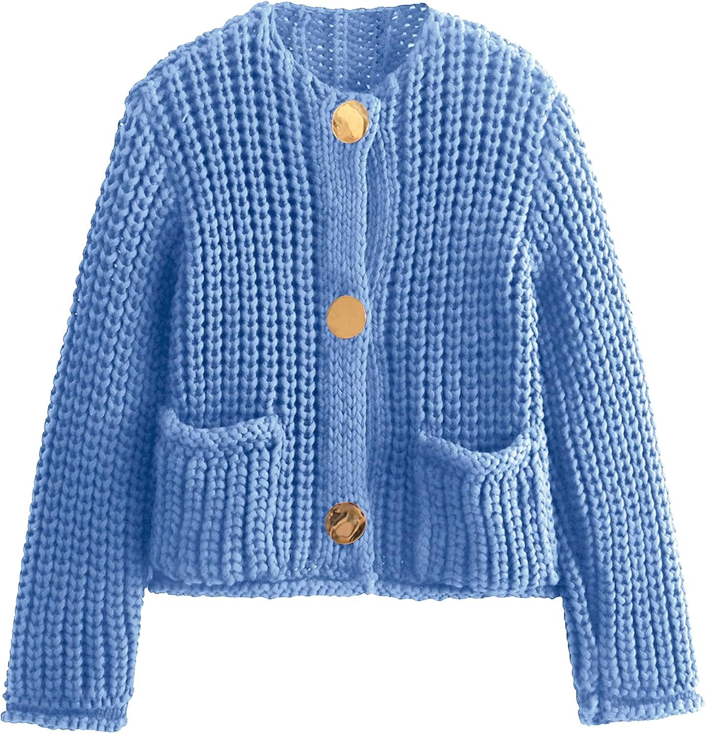 Chunky Cropped Cardigan (Buy 2 Free Shipping)