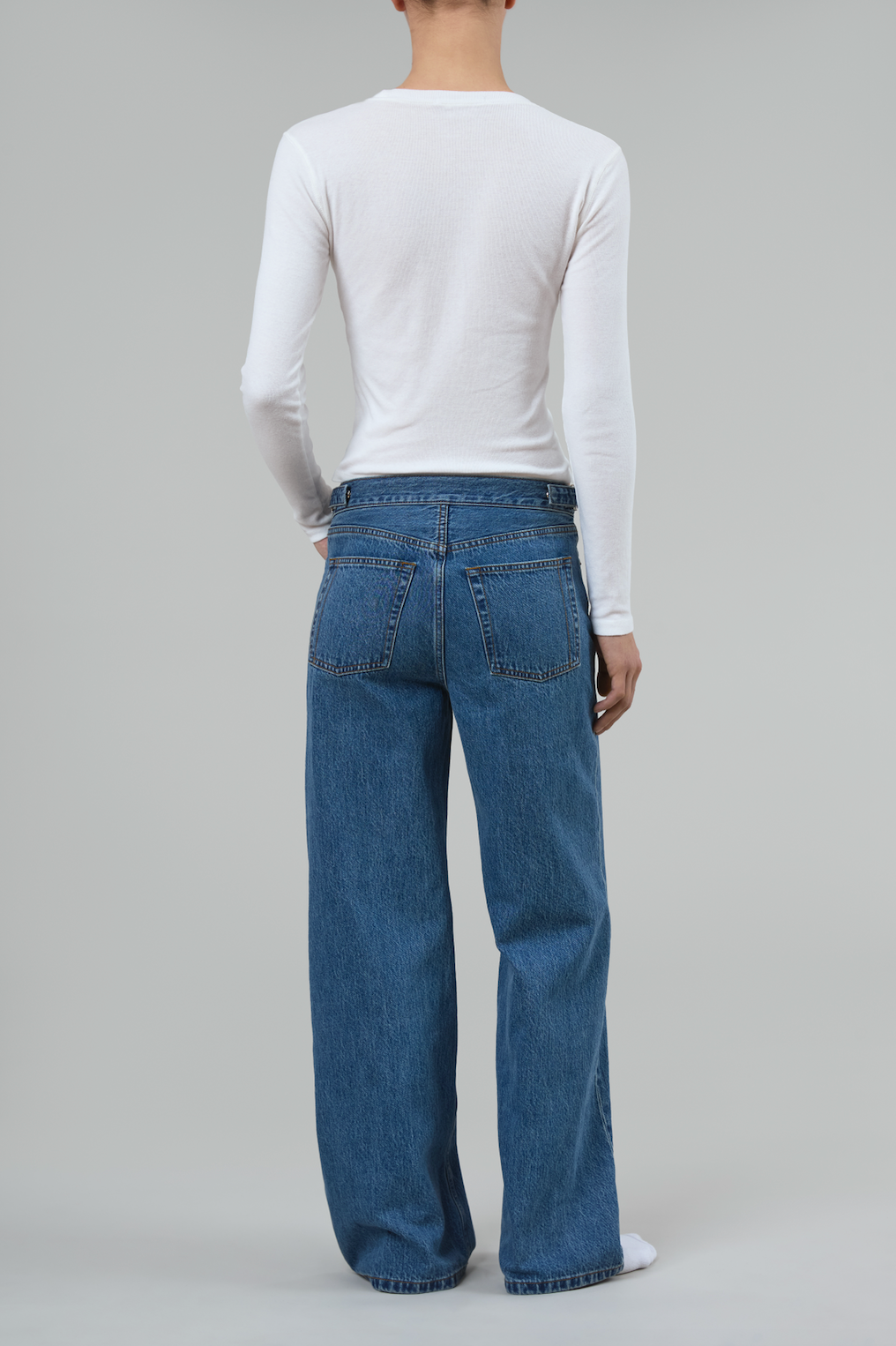 Adjustable Waist Buckle Jeans (Buy 2 Free Shipping)