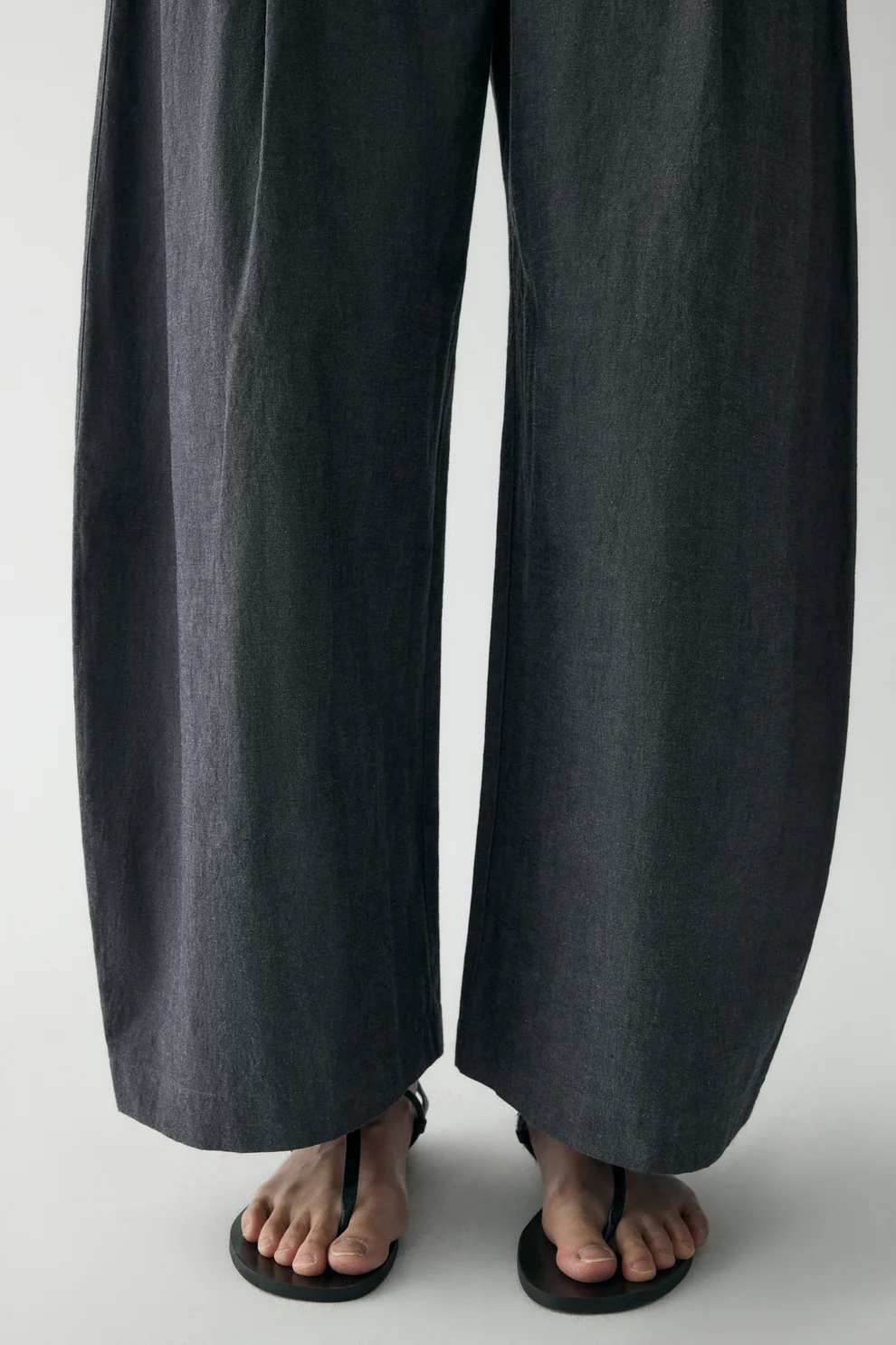 Cotton-linen Belted Pants (Buy 2 Free Shipping)