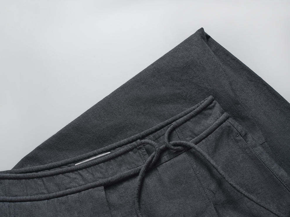 Cotton-linen Belted Pants (Buy 2 Free Shipping)