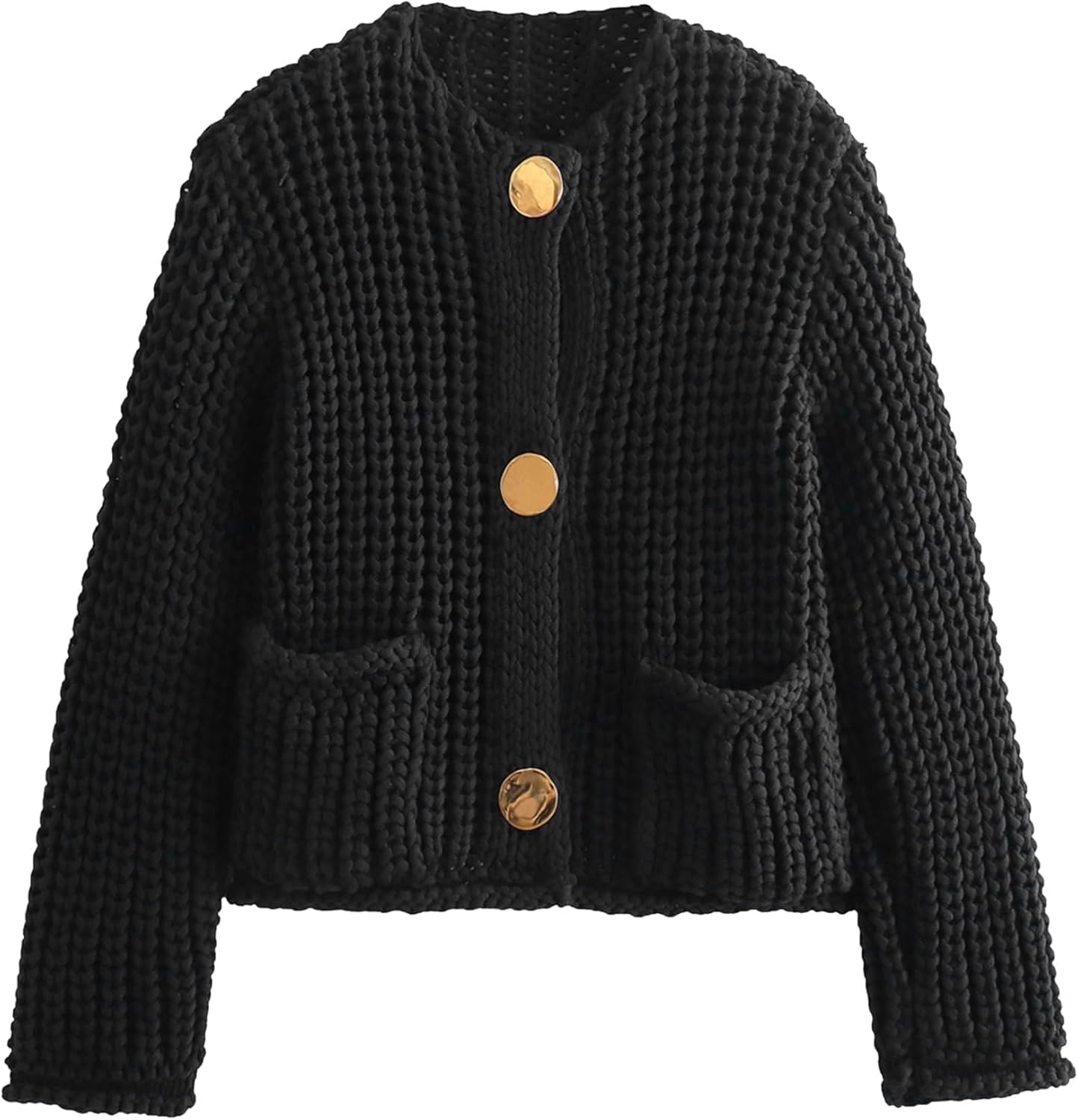 Chunky Cropped Cardigan (Buy 2 Free Shipping)