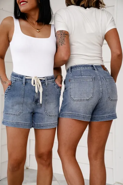 Tummy Control High Rise Jogger Shorts (Buy 2 Free Shipping)