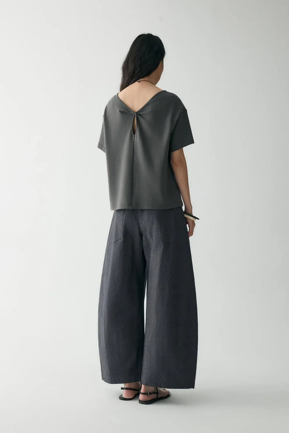 Cotton-linen Belted Pants (Buy 2 Free Shipping)