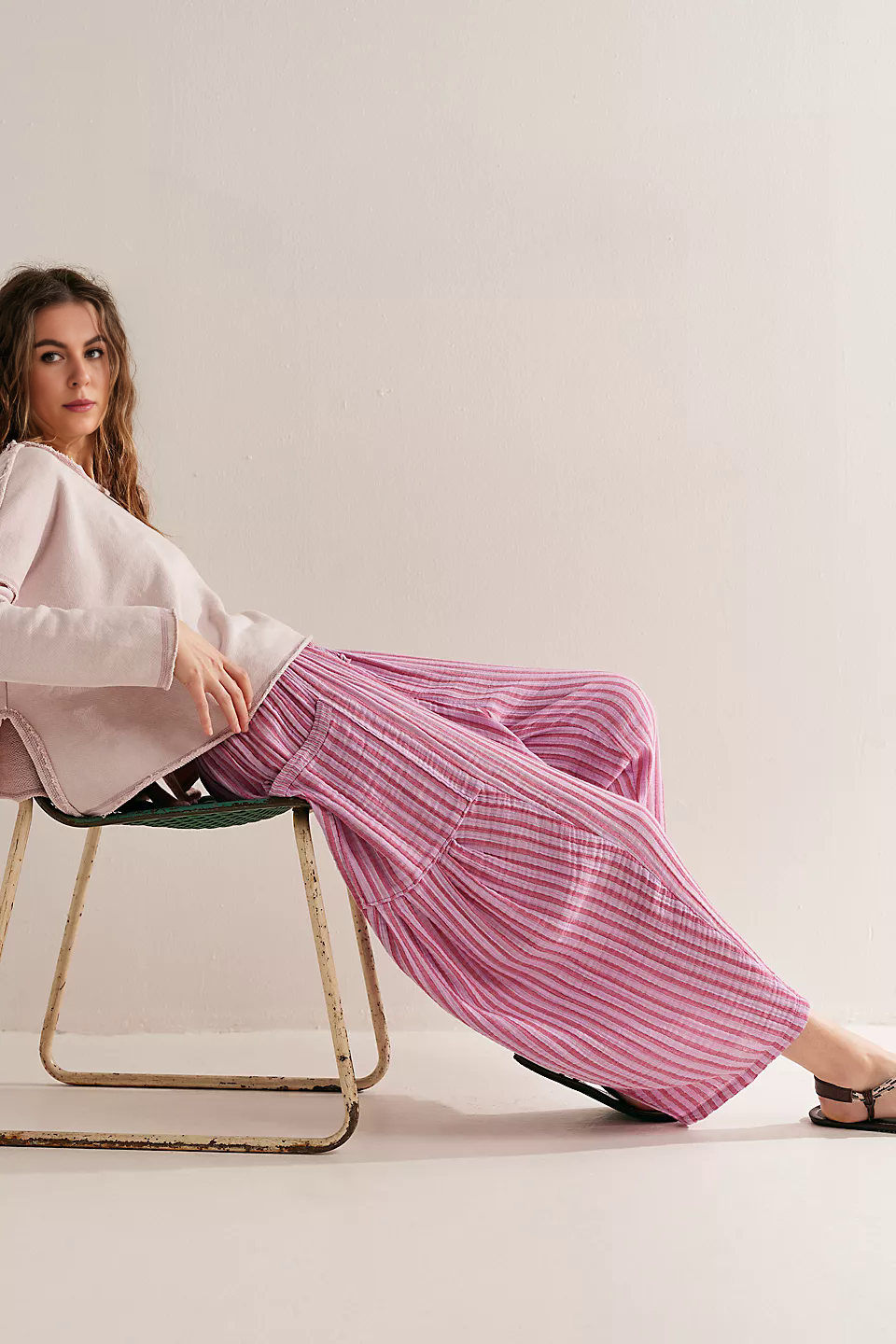 Cozy Quinn Striped Pants (Buy 2 Free Shipping)